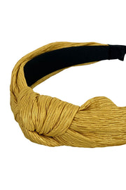 Eilish Headband | Gul | Hårbøjle fra Black Colour