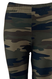 Claire Camo leggings | Army leggings fra Black Colour