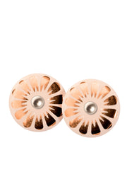 Bloom Ørestikker | Nude/Bronze | ørestikker i porcelæn fra Scherning