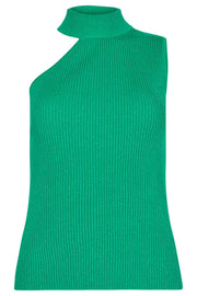 Badu Asym Rib Top | Green | Top fra Co'couture