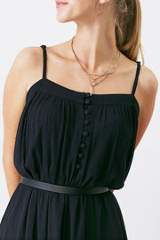 Woven Dress Strap | T6029 | Black | Strop Kjole fra SAINT TROPEZ