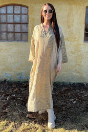 Luna Dakota Kaftan Dress | Golden Poetic | Kjole fra Black Colour