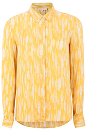 Blaze LS Shirt | Okker | Skjorte med print fra Soft Rebels