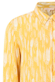 Blaze LS Shirt | Okker | Skjorte med print fra Soft Rebels