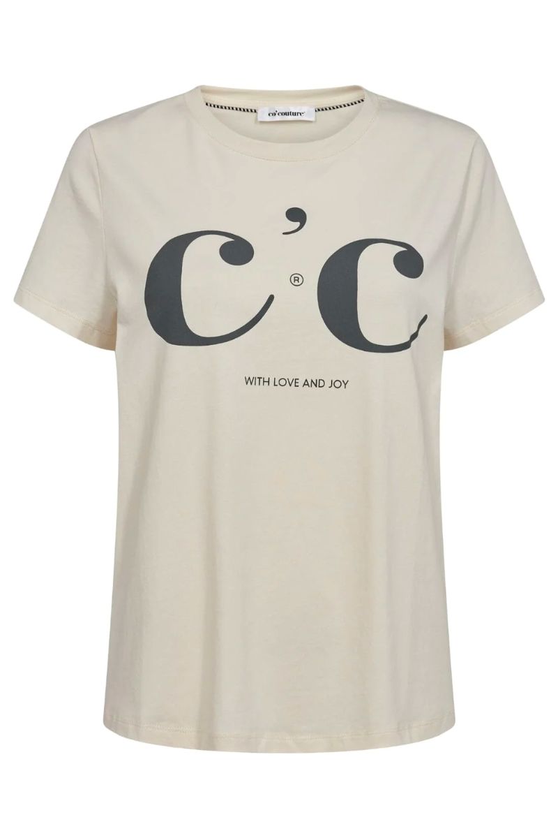 Frugtbar Mening gået vanvittigt Co'couture T-Shirt | Off white | CC CleanCC Tee – Lisen.dk