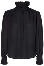 Macy Shirt | Black | Bluse fra Copenhagen Muse