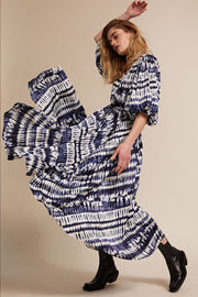 Mae Dress Batik | Batik Print Blue | Kjole fra Copenhagen Muse
