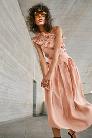 Molly Blouse  | Peach Nougat | Bluse fra Copenhagen Muse