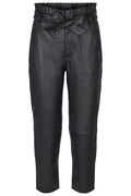 Phoebe Leather Pant | Sort | Læder bukser fra Co'Couture