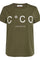 Coco Signature Tee | Army | T-shirt fra Co'couture