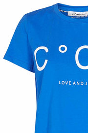 Coco Signature Tee | New Blue | T-shirt fra Co'couture
