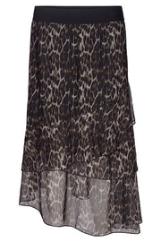 Animal Mesh Skirt | Leopard | Nederdel med dyreprint fra Co'Couture