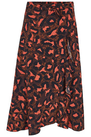 Debby animal skirt | Mocca | Nederdel fra Co'Couture