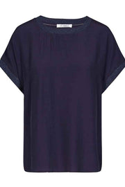 NEW NORMA TOP S/S Shirt | Navy | T-shirt fra CO'COUTURE