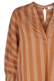 Martina tunic shirt | Suntan | Oversize skjorte fra Co'couture