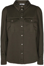 Lison Shirt | Army | Skjorte fra Co'Couture