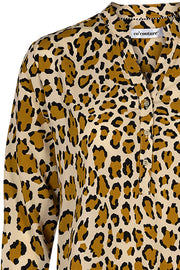 Coco Dorset Animal | Råhvid | Skjorte med leoprint fra Co'Couture