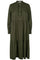 Pretoria Dress | Army | Lang kjole med flæser fra Co'Couture