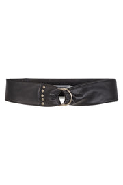 Blanco leather belt | Sort | Bælte fra Co'Couture