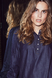 New Denimita Shirt | Mørkeblå | Skjorte i denim fra Co'Couture