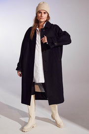 Esme Oversize Coat | Black | Jakke fra Co'couture