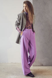Alexa Wide Pant | Purple | Pants fra Co'couture