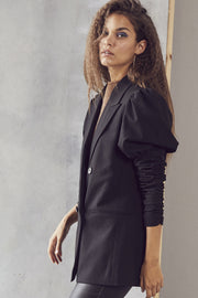 Puff Sleeve Blazer | Black | Blazer fra Co'couture