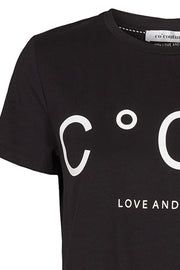 Coco Signature Tee | Sort | T-shirt fra Co'couture