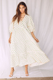 Clover Floor Dress | Green | Kjole fra Co'couture