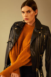Royal Jacket Leather | Sort | Læderjakke fra Copenhagen Muse