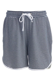 One more night | Navy stripe | Stribede shorts fra Comfy Copenhagen
