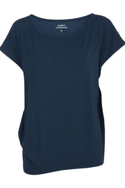 WITH OR WITHOUT YOU | Blue Summer | T-Shirt fra COMFY COPENHAGEN