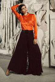 Bliz Pant | Fudge | Løse plisseret bukser fra Copenhagen Muse