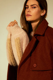 Dina Pullover | Sand | Mohair pullover med glimmer fra Copenhagen Muse