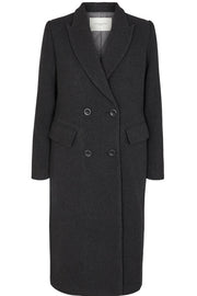 Ryan Jacket | Mørkegrå | Lang uld jakke fra Copenhagen Muse