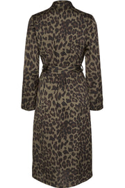 Gina Sh Dr G Leo | Army | Skjorte kjole med leopard print fra Cph Muse
