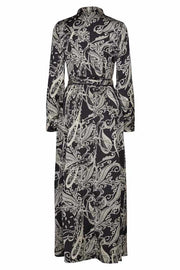 SWAY L DRESS | Black paisley print | Lang kjole fra CPH MUSE