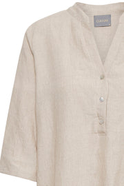 CUparvin Long Shirt | Warm Sand | Lang skjorte fra CULTURE
