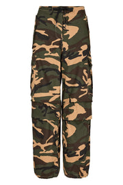 Camou Baggy Pocket Pant | Army | Bukser fra Co'couture
