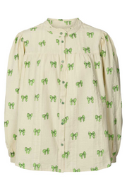 Cara Shirt | Neon Green | Skjorte fra Lollys Laundry