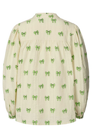 Cara Shirt | Neon Green | Skjorte fra Lollys Laundry