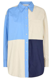Coriolis Block Oversize Shirt | Pale Blue | Skjorte fra Co'couture