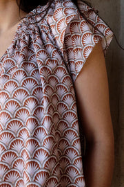 Sunrise Crop Saki Dress | Suntan | Kjole fra Co'couture