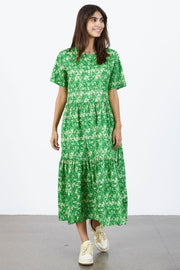 Fie Dress |  Green | Kjole fra Lollys Laundry