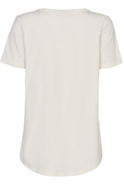 Fenjal-Tee-Six  | Offwhite | T-shirt fra Freequent