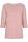 Fenja-3/4-Round  | Pale Mauve | T-shirt fra Freequent