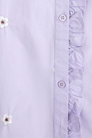 Rinai Shirt Dress Flowers | Lavender mix | Kjole fra Freequent