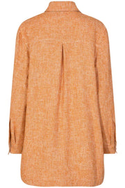 Rian Aletta Shirt Jacket | Harvest Pumpkin Melange | Jakke fra Mos Mosh