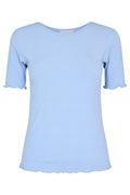 Natalia ss Bluse | Babyblau | Bluse von Liberté