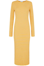 Natalia LS Dress | Yellow Sand Stripe | Kjole fra Liberté